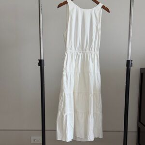 Alice + Olivia White Sleeveless Dress